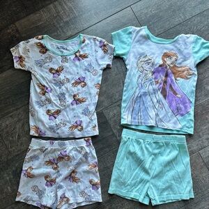 Girls Disney Elsa pajamas sets, size 8